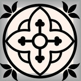 4" X 4" Black And White Rory Peel And Stick Removable Tiles - Homeroots - Flyclothing LLC