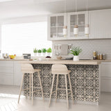 6" X 6" Charcoal Orchid Peel And Stick Removable Tiles - Homeroots - Flyclothing LLC