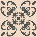 7" X 7" Charcoal Orchid Peel And Stick Removable Tiles - Homeroots - Flyclothing LLC