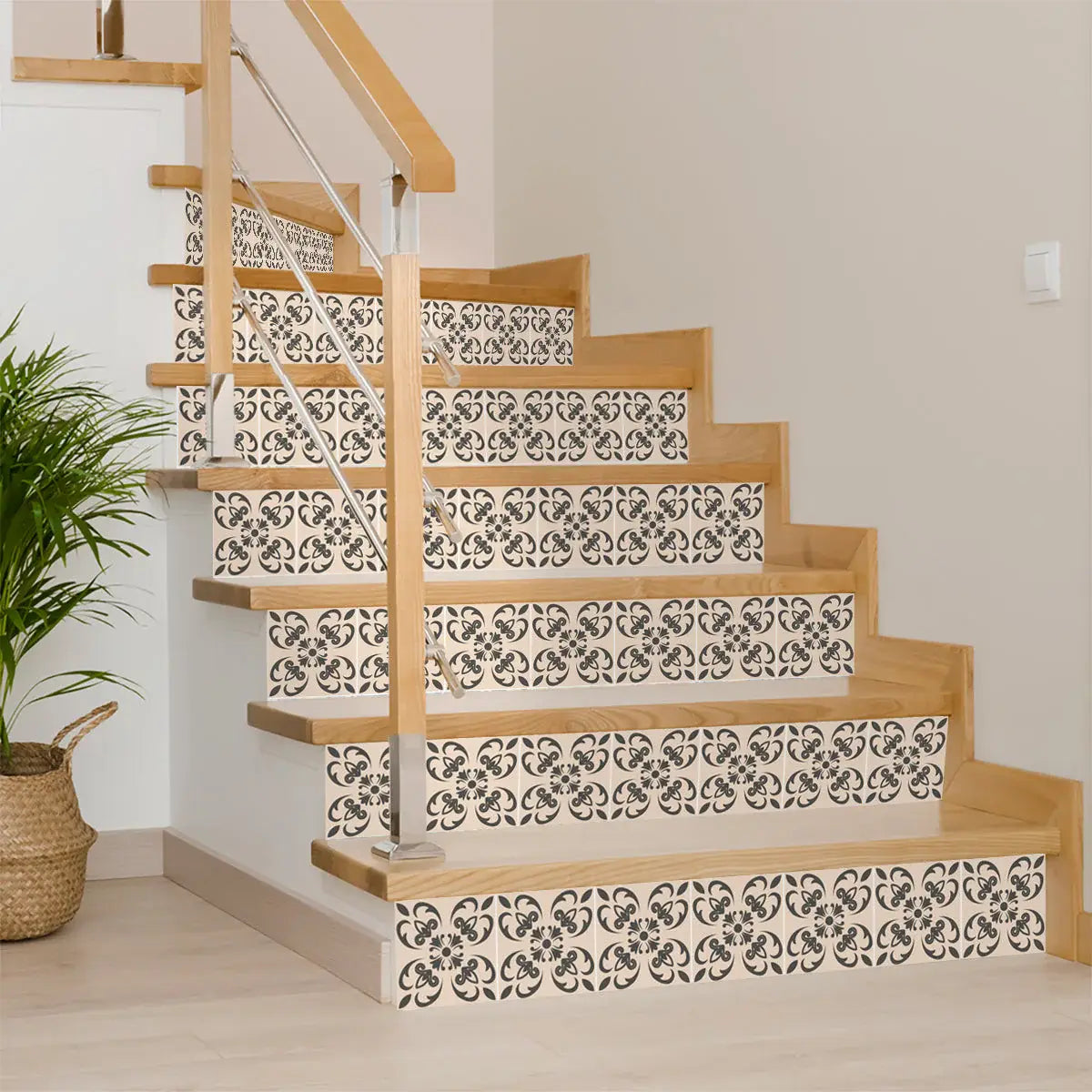 7" X 7" Charcoal Orchid Peel And Stick Removable Tiles - Homeroots - Flyclothing LLC