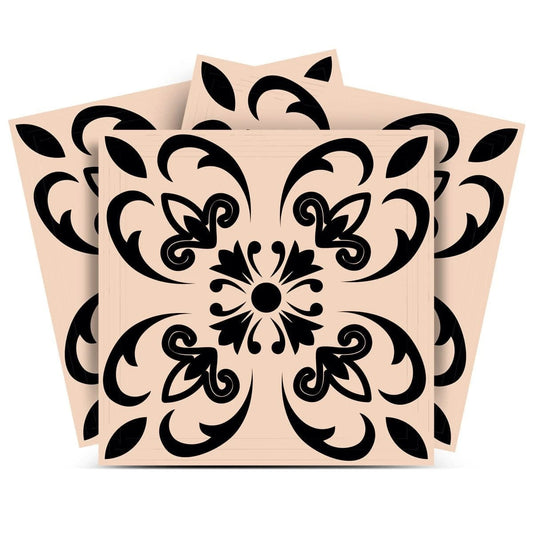 4" X 4" Mini Orchid Peel And Stick Removable Tiles - Homeroots