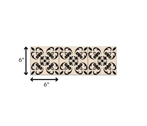 6" X 6" Mini Orchid Peel And Stick Removable Tiles - Homeroots - Flyclothing LLC