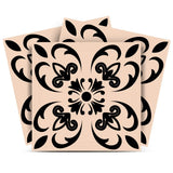 6" X 6" Mini Orchid Peel And Stick Removable Tiles - Homeroots - Flyclothing LLC