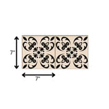 7" X 7" Mini Orchid Peel And Stick Removable Tiles - Homeroots - Flyclothing LLC