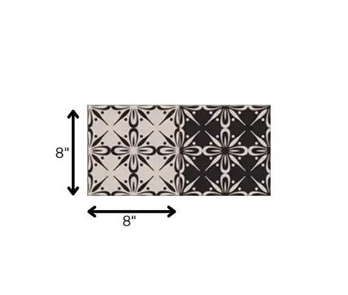 8" X 8" The Clover Peel And Stick Removable Tiles - Homeroots - Flyclothing LLC