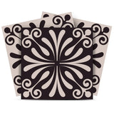 5" X 5" Cinnamon Swirl Peel And Stick Removable Tiles - Homeroots - Flyclothing LLC