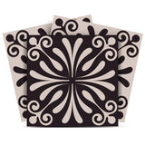 5" X 5" Cinnamon Swirl Peel And Stick Removable Tiles - Homeroots - Flyclothing LLC