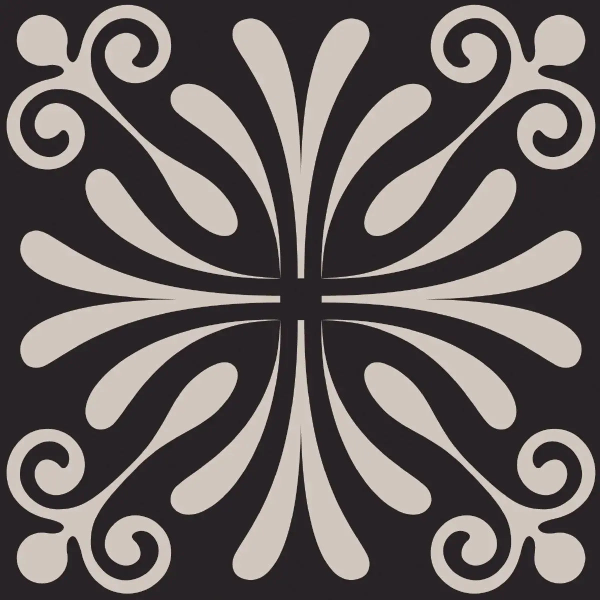 5" X 5" Cinnamon Swirl Peel And Stick Removable Tiles - Homeroots - Flyclothing LLC