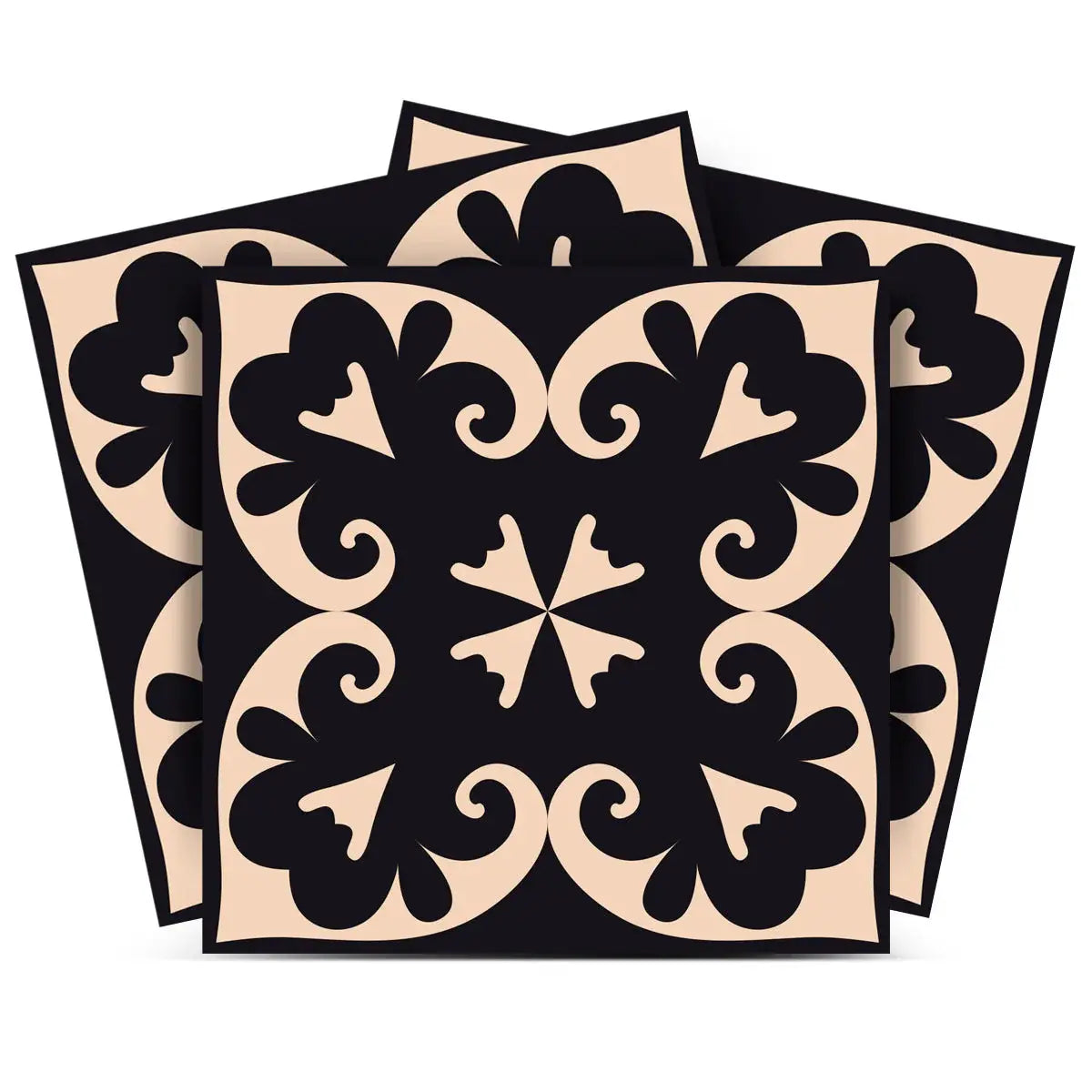 5" X 5" Black Sheep Peel And Stick Removable Tiles - Homeroots - Flyclothing LLC