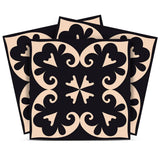 5" X 5" Black Sheep Peel And Stick Removable Tiles - Homeroots - Flyclothing LLC