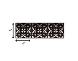 6" X 6" Black Sheep Peel And Stick Removable Tiles - Homeroots - Flyclothing LLC