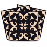6" X 6" Black Sheep Peel And Stick Removable Tiles - Homeroots - Flyclothing LLC