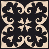6" X 6" Black Sheep Peel And Stick Removable Tiles - Homeroots - Flyclothing LLC