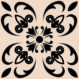 6" X 6" Cream And Black Mosaic Peel And Stick Removable Tiles - Homeroots - Flyclothing LLC