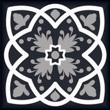 4" X 4" Black White And Tan Peel And Stick Removable Tiles - Homeroots - Flyclothing LLC