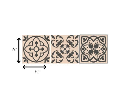 6" X 6" Espresso Brown Mosaic Peel And Stick Removable Tiles - Homeroots - Flyclothing LLC