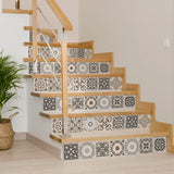 6" X 6" Espresso Brown Mosaic Peel And Stick Removable Tiles - Homeroots - Flyclothing LLC