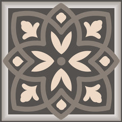 7" X 7" Espresso Brown Mosaic Peel And Stick Removable Tiles - Homeroots