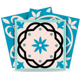 5" X 5" Sky Blue Mosaic Peel And Stick Removable Tiles - Homeroots - Flyclothing LLC