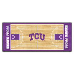 Alfombra de pasillo TCU Horned Frogs - 30 x 72 pulgadas.