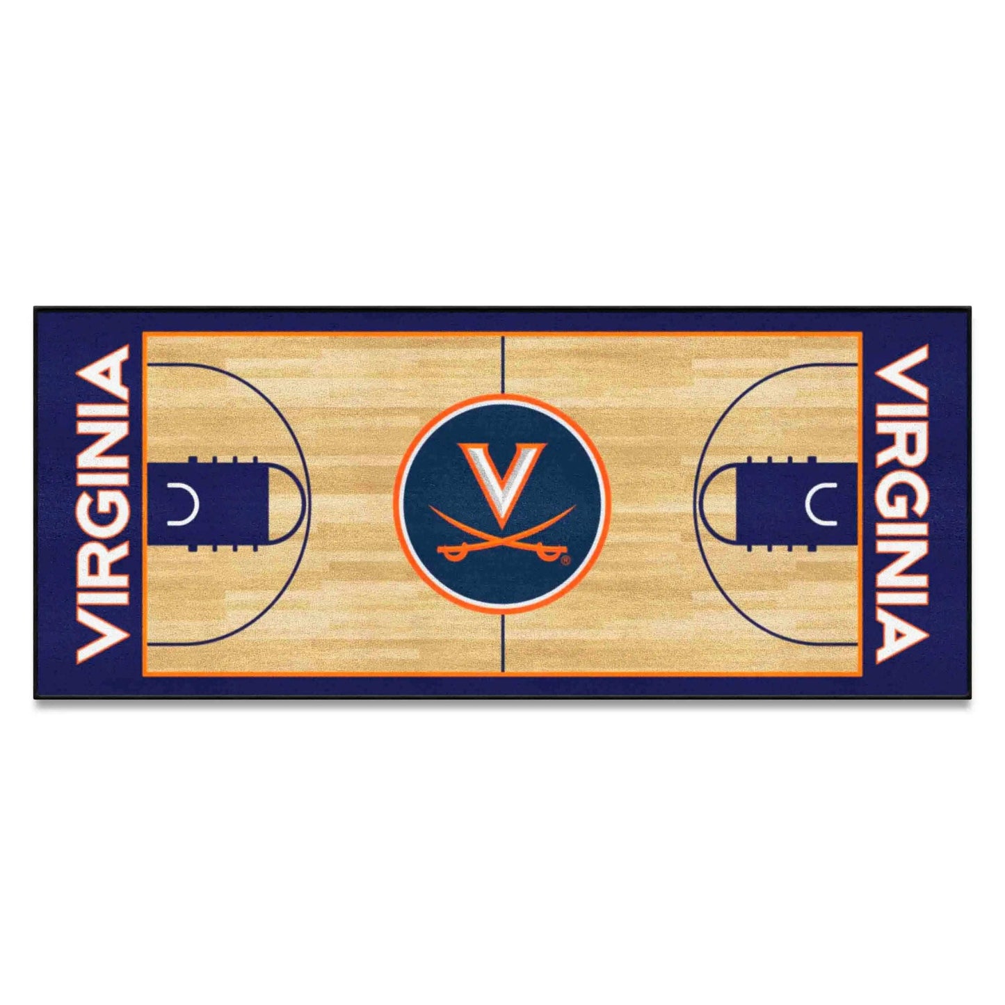 Virginia Cavaliers Court Runner Rug - 30in. x 72in. - Virginia - Flyclothing LLC