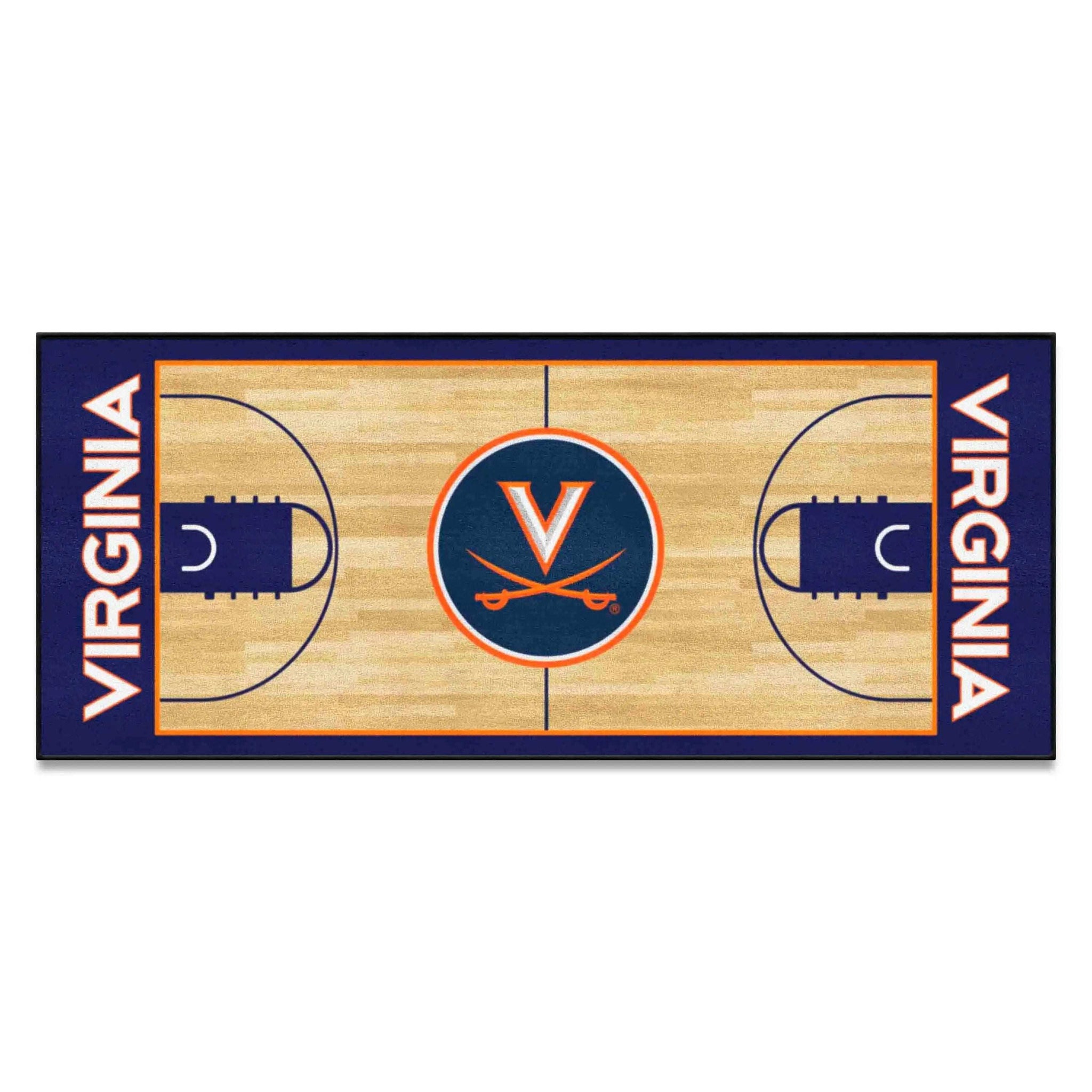 Virginia Cavaliers Court Runner Rug - 30in. x 72in. - Virginia - Flyclothing LLC