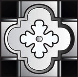 5" X 5" Black White And Gray Mosaic Peel And Stick Removable Tiles - Homeroots - Flyclothing LLC