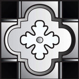 6" X 6" Black White And Gray Mosaic Peel And Stick Removable Tiles - Homeroots - Flyclothing LLC