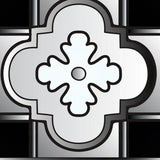 7" X 7" Black White And Gray Mosaic Peel And Stick Removable Tiles - Homeroots