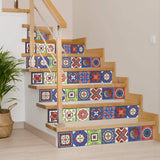 5" X 5" Mediterra Terra Cotta Mosaic Peel And Stick Removable Tiles - Homeroots - Flyclothing LLC