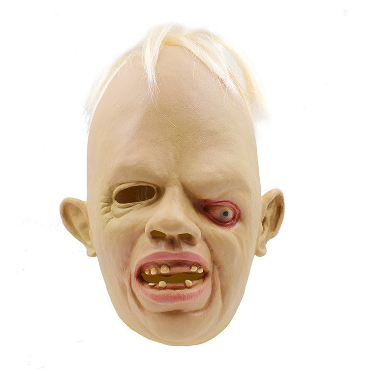 Horror One-Eyeed Mask Cosplay Scary Zombine Joker Haunted House Latex Masks Helmet Halloween Party Costume Props - My Store - Flyclothing LLC
