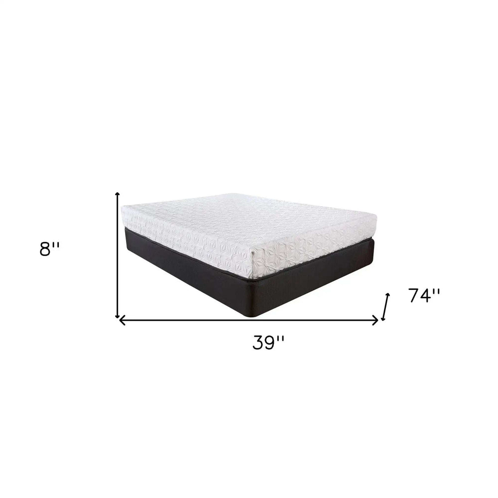 8 Inch Luxury Plush Gel Infused Memory Foam And Hd Support Foam Smooth Top Mattress - Homeroots - Flyclothing LLC