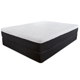 10.5" Lux Gel Infused Memory Foam And High Density Foam Mattress Twin - Homeroots