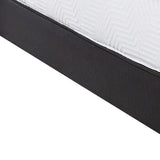 10.5" Hybrid Lux Memory Foam And Wrapped Coil Mattress Twin - Homeroots