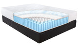 10.5" Hybrid Lux Memory Foam And Wrapped Coil Mattress Twin Xl - Homeroots