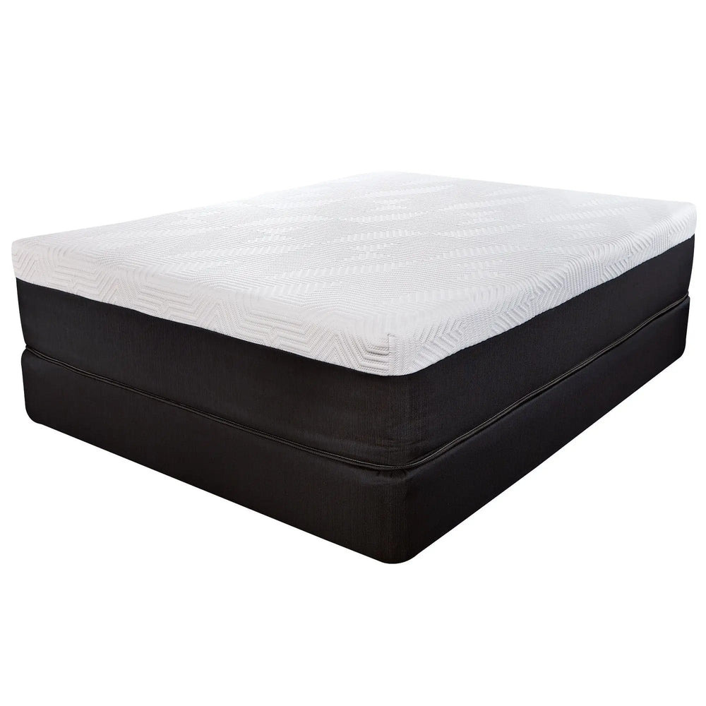 14" Hybrid Lux Memory Foam And Wrapped Coil Mattress Twin Xl - Homeroots