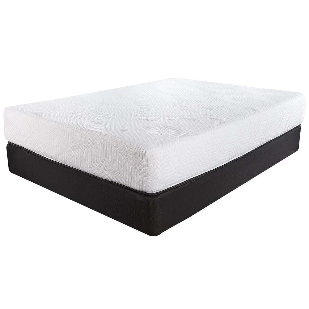 10.5" Hybrid Lux Memory Foam And Wrapped Coil Mattress Full - Homeroots
