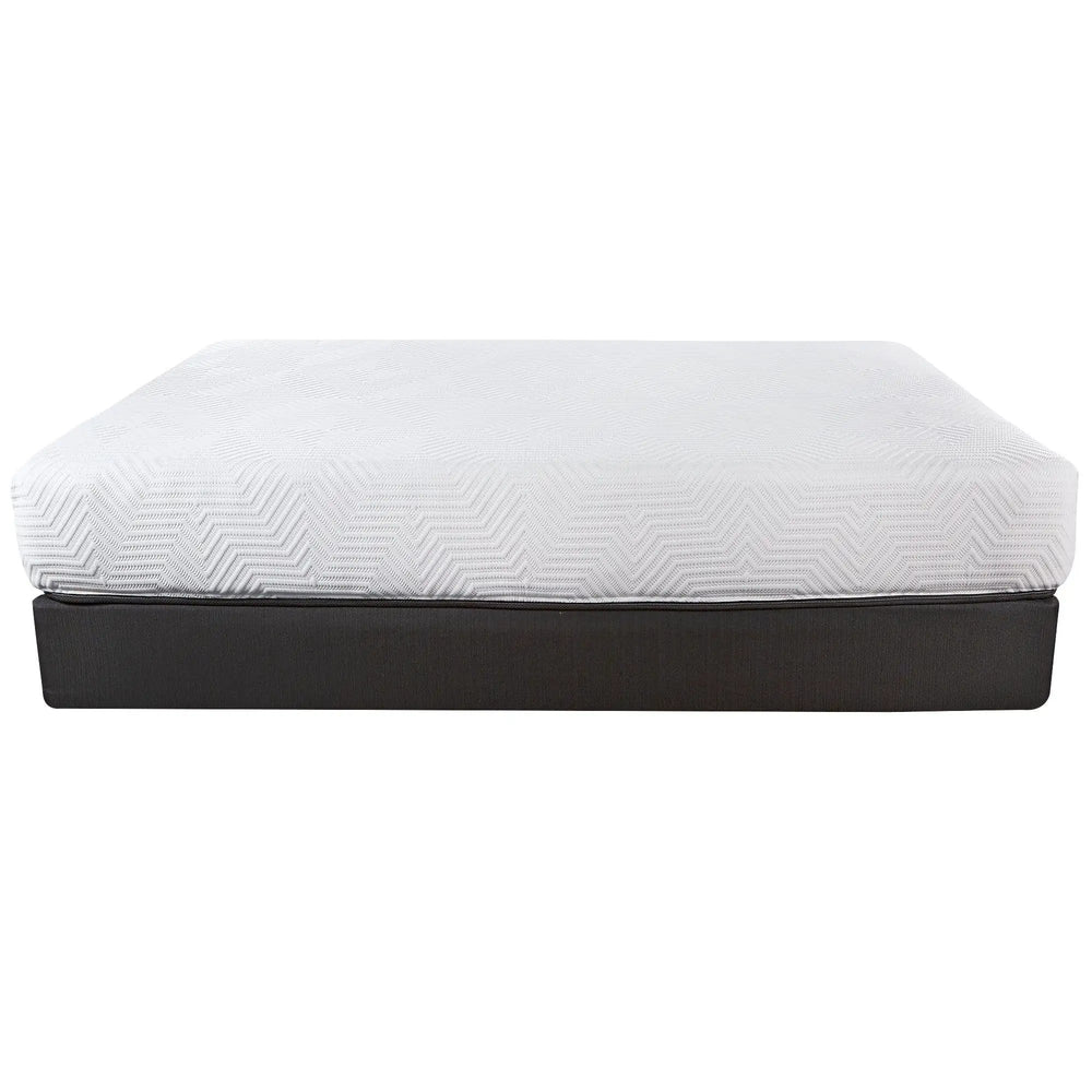 10.5" Hybrid Lux Memory Foam And Wrapped Coil Mattress Full - Homeroots