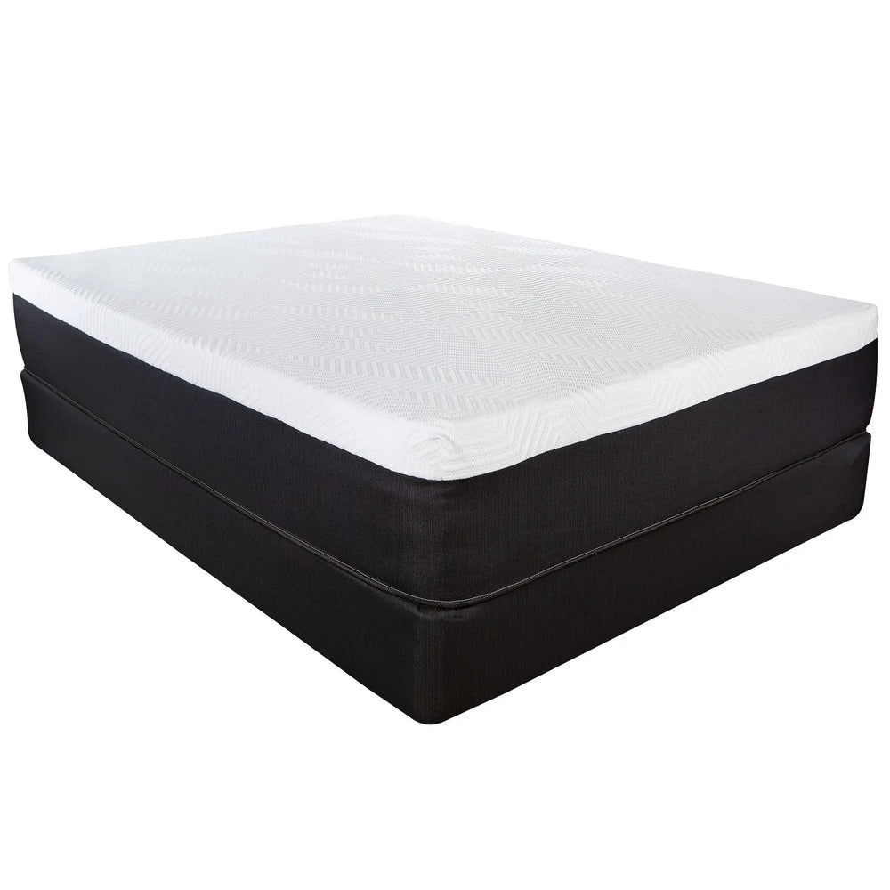 13" Hybrid Lux Memory Foam And Wrapped Coil Mattress Full - Homeroots