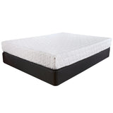 8" Three Layer Gel Infused Memory Foam Smooth Top Mattress Queen - Homeroots - Flyclothing LLC