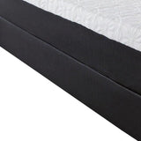 10.5" Lux Gel Infused Memory Foam And High Density Foam Mattress Queen - Homeroots