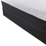 11.5" Lux Copper Infused Gel Memory Foam And High Density Foam Mattress Queen - Homeroots