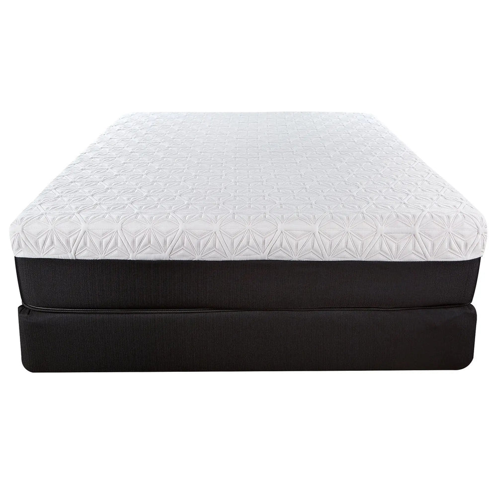 11.5" Lux Copper Infused Gel Memory Foam And High Density Foam Mattress Queen - Homeroots