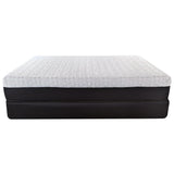 11.5" Lux Copper Infused Gel Memory Foam And High Density Foam Mattress Queen - Homeroots