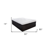 14" Hybrid Lux Memory Foam And Wrapped Coil Mattress Queen - Homeroots