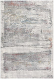 4' X 6' Gray Abstract Irregular Blocks Area Rug - Homeroots
