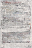 5' X 8' Gray Abstract Irregular Blocks Area Rug