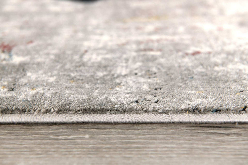 5' X 8' Gray And Ivory Abstract Area Rug - Homeroots - Flyclothing LLC