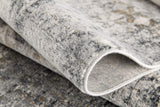 4' X 6' Gray And Ivory Distressed Area Rug - Homeroots - Flyclothing LLC