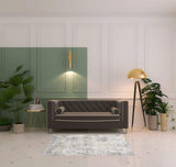 4' X 6' Gray And Ivory Distressed Area Rug - Homeroots - Flyclothing LLC